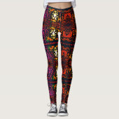 Spiritueel feest leggings (Voorkant)