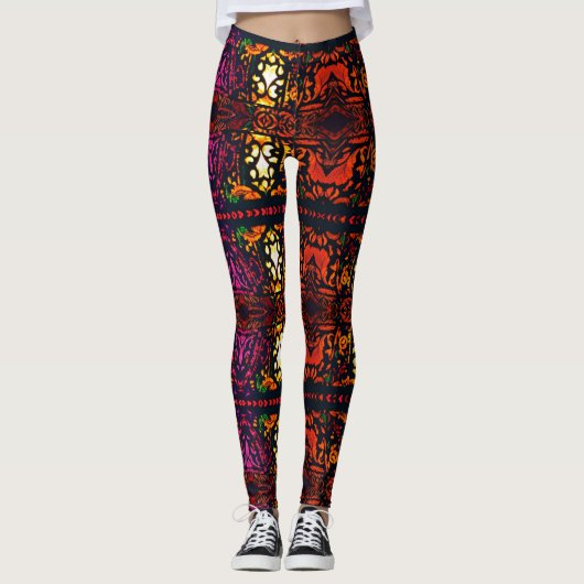 Spiritueel feest leggings (Voorkant)