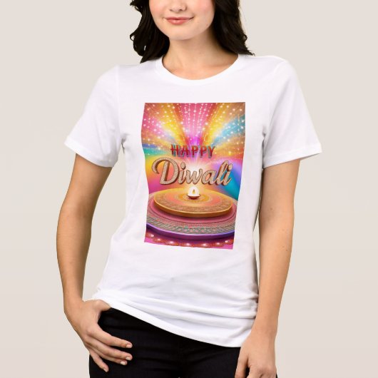 Spiritueel feest Tri-Blend shirt (Voorkant)