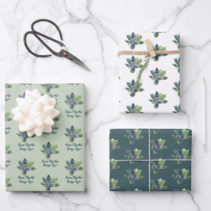 Spiritueel Gedeeltelijk Paarse Lotus Bloemnaam Myo Inpakpapier Vel