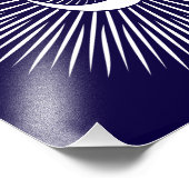 Spiritueel gegevensontwerp foto afdruk (Hoek)