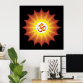 Spiritueel gegevensontwerp poster (Thuiskantoor)