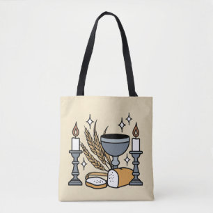 Spiritueel geloof en genade – Opbeurende christeli Tote Bag