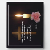 Spiritueel geloof en hoop Verse Plaque Fotoplaat (Voorkant)