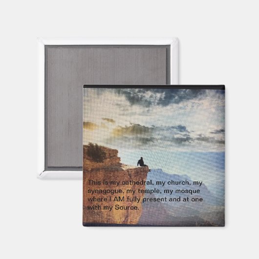 spiritueel genezend inspirerend magneet (Voorkant / Achterkant)