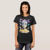 Spiritueel gesproken voel ik me groovy psychedelis t-shirt (Voorkant volledig)