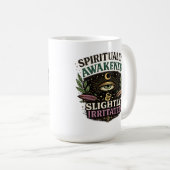 Spiritueel Gewekt & Lichtelijk Geïrriteerd Mok (Voorkant rechts)