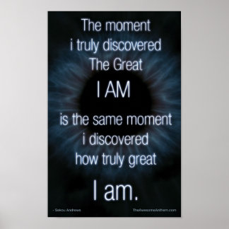 "SPIRITUEEL" Geweldige Poster (Vertrouwen/geest)