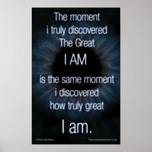 "SPIRITUEEL" Geweldige Poster (Vertrouwen/geest) (Voorkant)