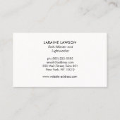 Spiritueel Healer Derde Oog Visitekaartje (Achterkant)