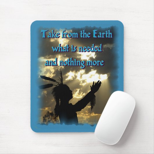 Spiritueel Indiaan Muismat (Met muis)