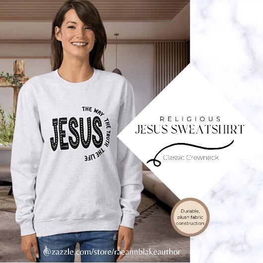 Spiritueel jezus sweatshirt