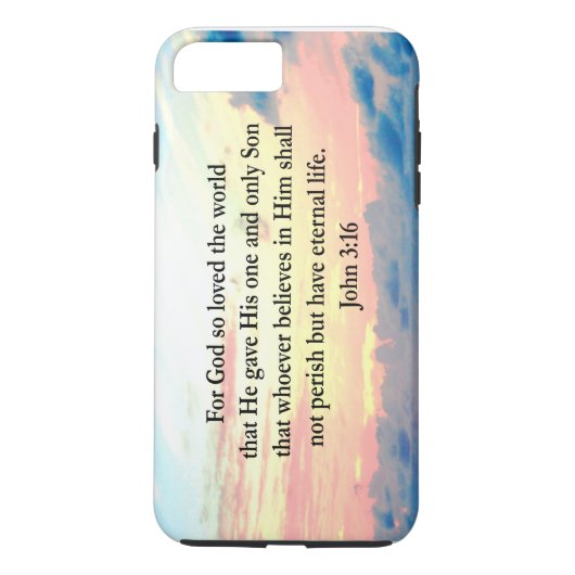 SPIRITUEEL JOHN 3:16 FOTO Case-Mate iPhone CASE (Achterkant)
