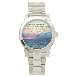 SPIRITUEEL JOHN 3:16 FOTO HORLOGE