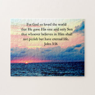 SPIRITUEEL JOHN 3:16 FOTO LEGPUZZEL