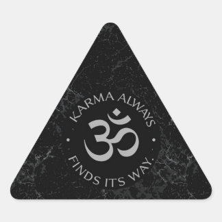 Spiritueel Karma Om Design – Mindfulness Collectie Sticker
