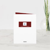 Spiritueel kerstboeket kaart (Achterkant)