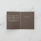 Spiritueel kerstfeest bedankkaart (Binnen)