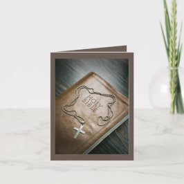 Spiritueel kerstfeest bedankkaart