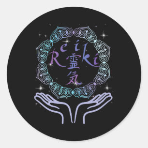 Spiritueel Leven Energie Genezer Reiki Ronde Sticker
