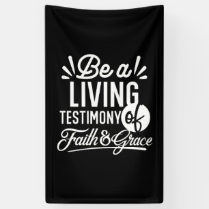 Spiritueel Leven Getuigenis Geloof en Genade Citaa Spandoek