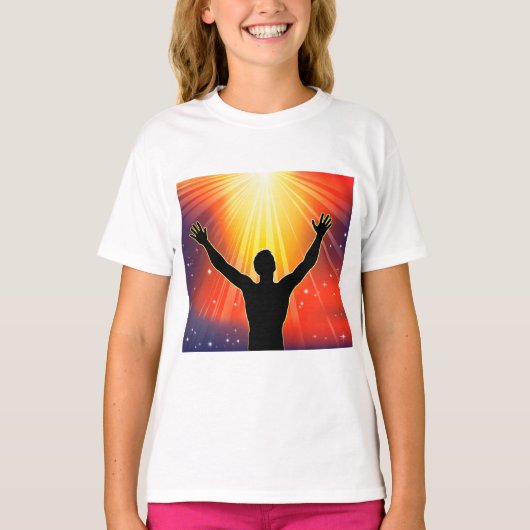 Spiritueel Man Girls T-Shirt (Voorkant)