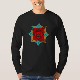Spiritueel Mandala met roetenkra voor Yoga en ik T-shirt