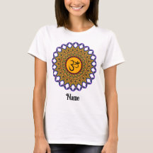 Spiritueel Mandala Yoga Om Peacock Gepersonaliseer