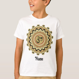 Spiritueel Mandala Yoga Om Symbol Retro Gepersonal T-shirt