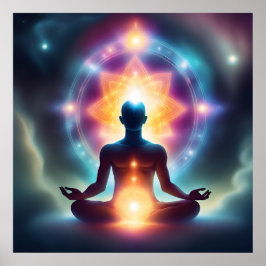 Spiritueel Meditatie poster