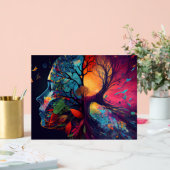 Spiritueel menselijk brein acryl bord (Huwelijk)