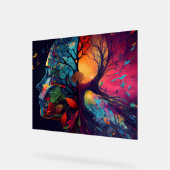 Spiritueel menselijk brein acryl bord (Hoek)
