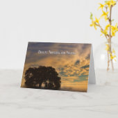 Spiritueel metafysisch Geniet goed van eikenboom Kaart (Gele Bloem)