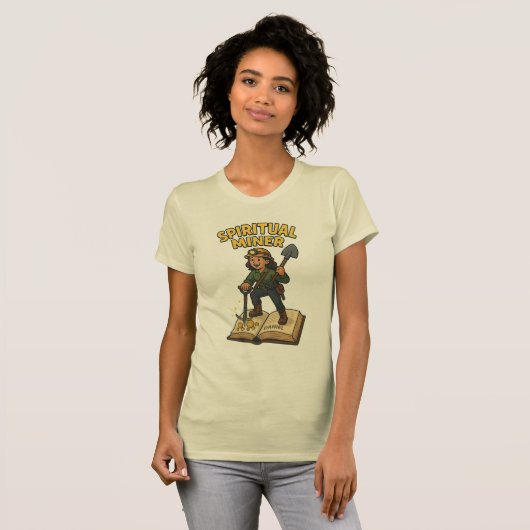 Spiritueel Miner T-shirt (Voorkant volledig)