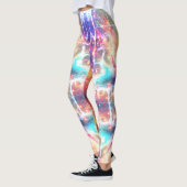 spiritueel mysterie "Ik ben gezegend Groen" Leggings (Links)