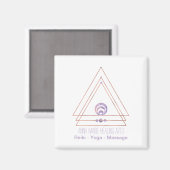 Spiritueel New age en metafysisch | PAARS Magneet (Voorkant / Achterkant)