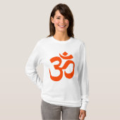 Spiritueel Om-symbool T-shirt (Voorkant volledig)