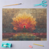 Spiritueel ontwaken Mandala Decoupage Tissuepapier (Craft)