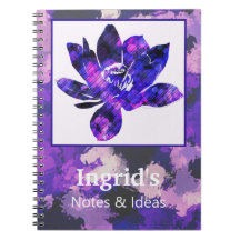 Spiritueel Paars Lotus Flower Botanisch