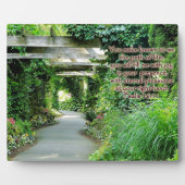 Spiritueel pad Inspirerend plaque Fotoplaat (Voorkant)