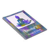 Spiritueel Pastel Half Lotus Yoga Persoonlijk Noti Notitieboek (Rechterzijde)