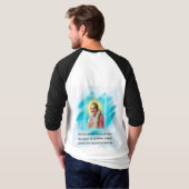 "Spiritueel Presence T-shirt: Meher Baba Portrait" T-shirt (Achterkant volledig)