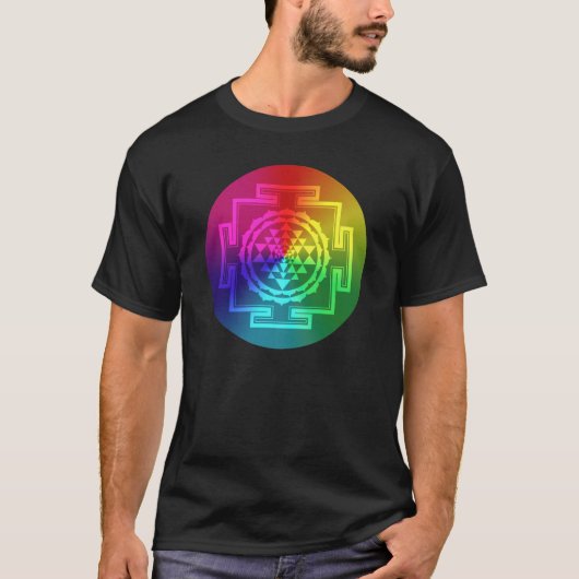 Spiritueel Sri Lanka - Regenboog T-shirt (Voorkant)