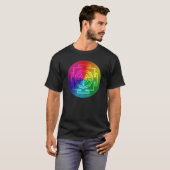 Spiritueel Sri Lanka - Regenboog T-shirt (Voorkant volledig)