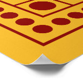 Spiritueel Sri Yantra Poster (Hoek)