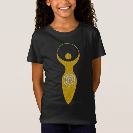 Spiritueel symbool - godin van Earth Gaya 1 Flamel T-shirt (Voorkant)