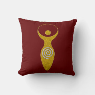 Spiritueel symbool - godin van Earth Gaya 1 Neck T Kussen
