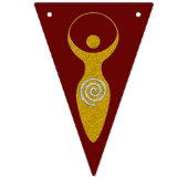 Spiritueel symbool - godin van Earth Gaya 1 Vlaggetjes (Eerste vlag)