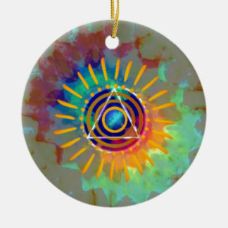 Spiritueel Tyedye Keramisch Ornament