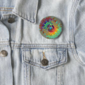 Spiritueel Tyedye Ronde Button 5,7 Cm (In situ)